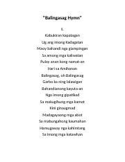 kapatagan hymn lyrics